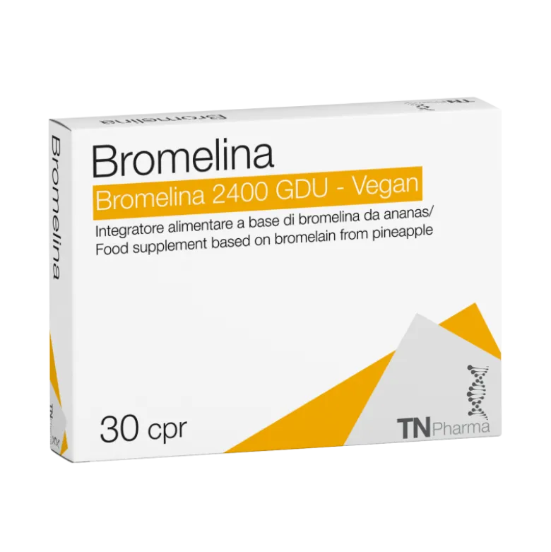 Bromelina 2400 gdu - vegan 30 tbl