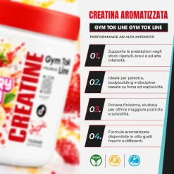 Creatina Aromatizzata Gym Tok Line - Limited Edition 200 g