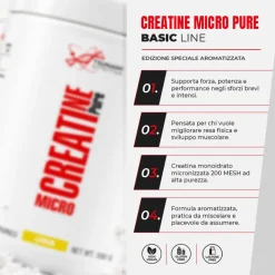 Creatine Micro Pure Aromatizzata 500 g - Special edition