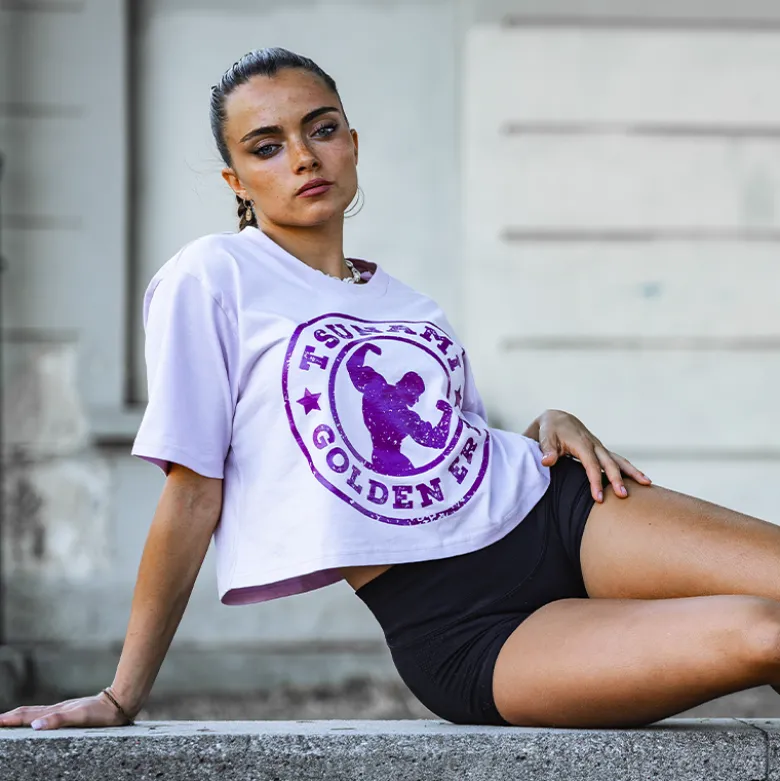 Crop Top Woman Tsunami Vintage Golden Era