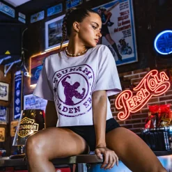 Crop Top Woman Tsunami Vintage Golden Era