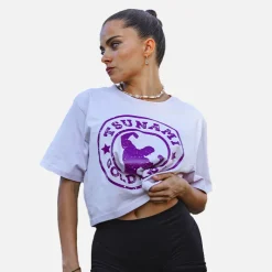 Crop Top Woman Tsunami Vintage Golden Era