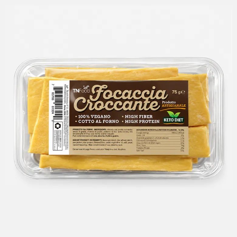Focaccia Croccante Proteica Low Carb 75 g