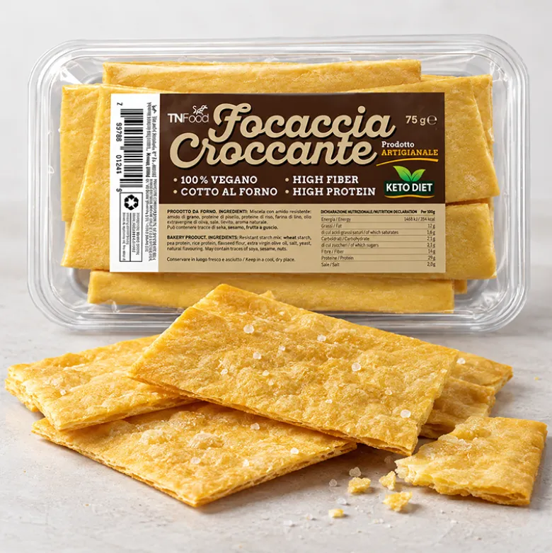 Focaccia Croccante Proteica Low Carb 75 g