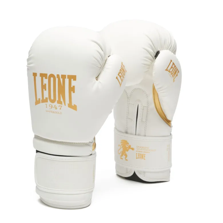 Guanti Boxe White & Gold