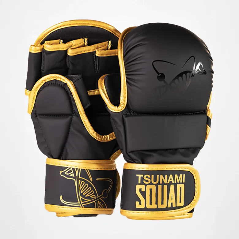 Guanti da Sparring MMA Oro - Tsunami Nutrition