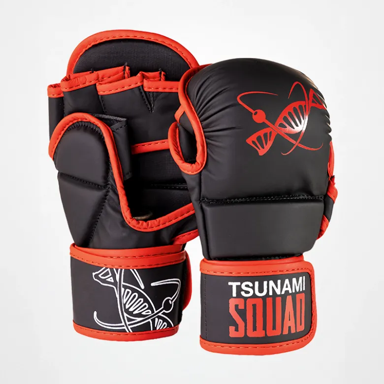 Guanti da Sparring MMA Rosso - Tsunami Nutrition