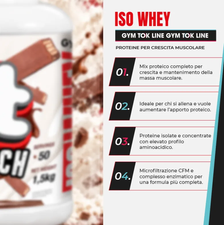 Iso Whey Gym Tok Line - Limited Edition 1,5 Kg