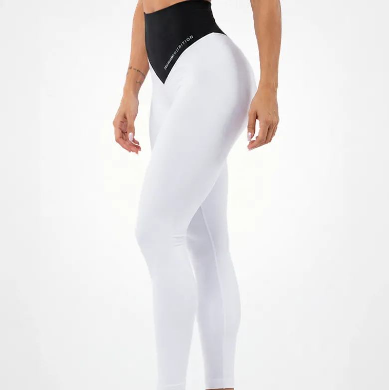 Leggings Seamless Donna Bianco