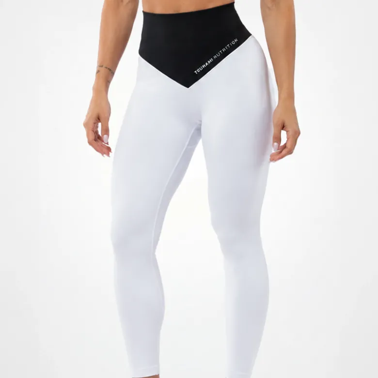 Leggings Seamless Donna Bianco