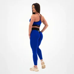 Leggings Seamless Donna Blu