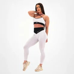 Leggings Seamless Donna Grigio Fluo