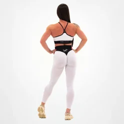 Leggings Seamless Donna Grigio Fluo