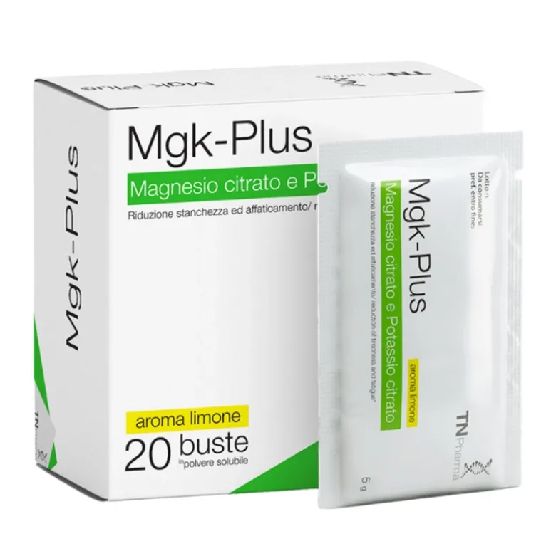 Mgk plus citrato limone 20 bustine