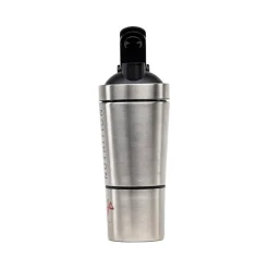 Shaker Metal con Portapillole 600 ml + 200 ml