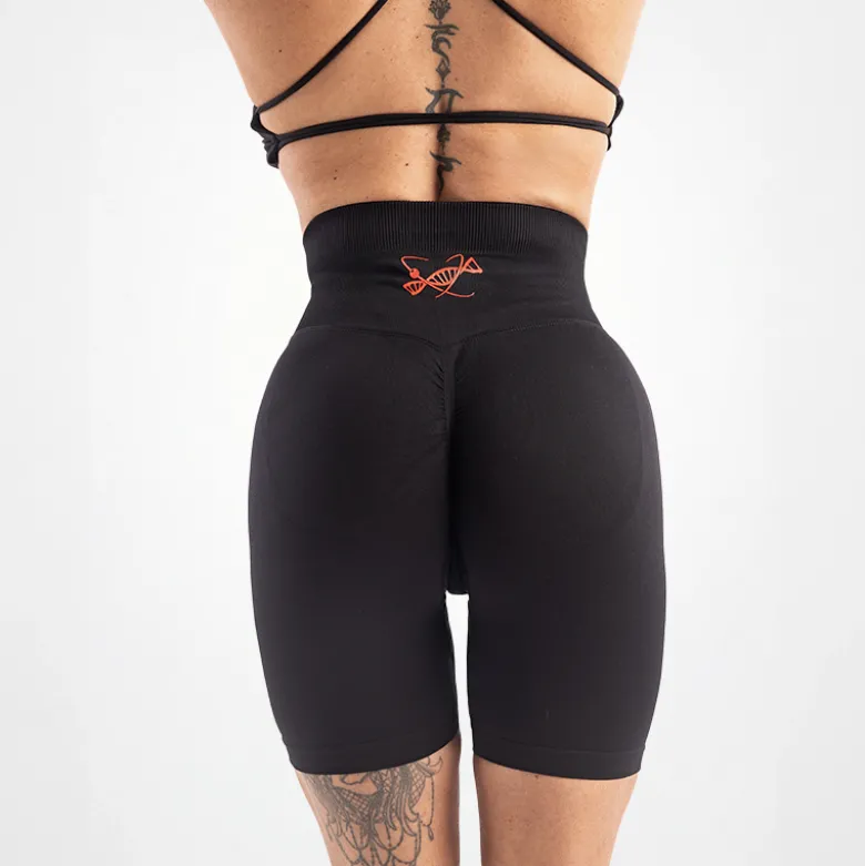 Shorts Seamless Donna Nero
