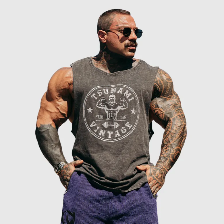 Tank Top Tsunami Vintage Double Biceps
