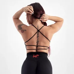 Top Donna Halter Nero