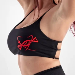 Top Donna Halter Nero
