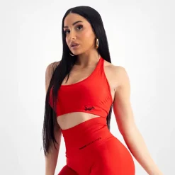 Top Donna Seamless Rosso