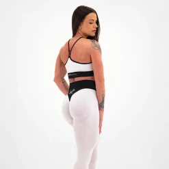 Top Seamless Donna Grigio Fluo