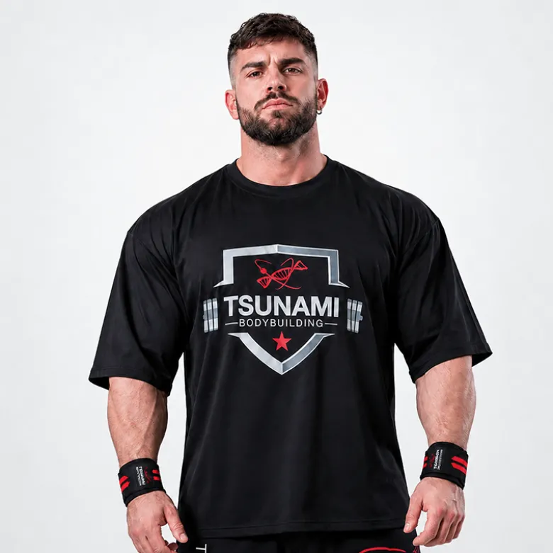 T-shirt Oversize Tsunami Bodybuilding Uomo