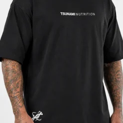 T-shirt Oversize Tsunami Nera