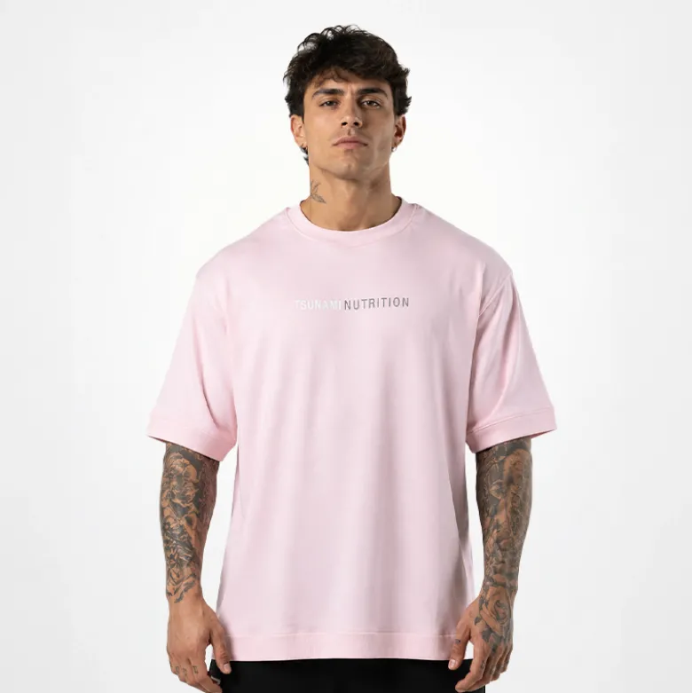 T-shirt Oversize Tsunami Rosa