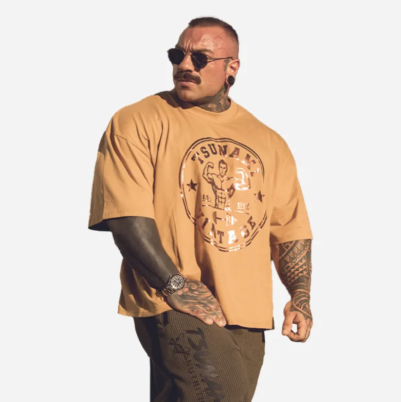 T-Shirt Oversize Tsunami Vintage Double Biceps