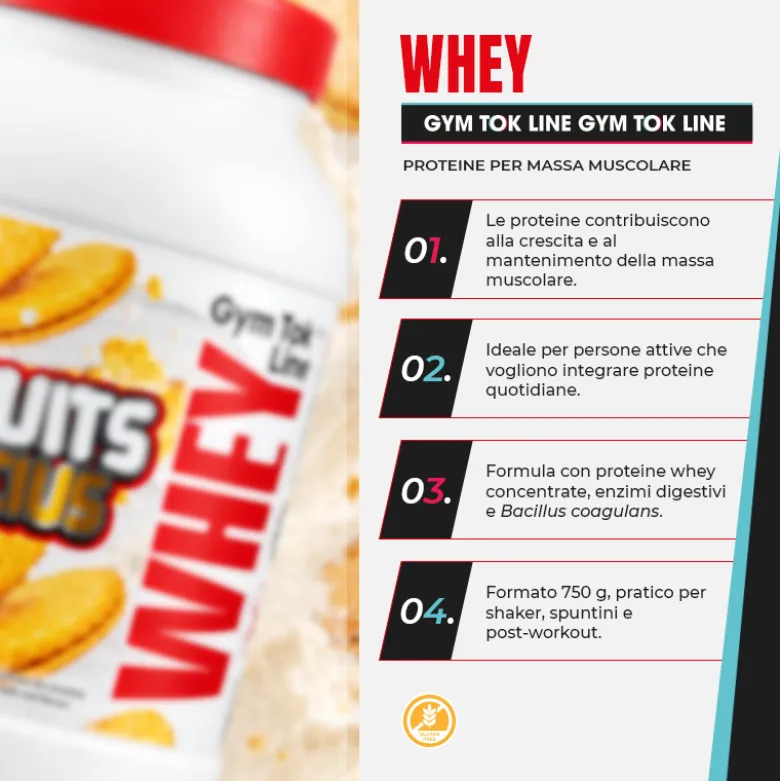 Whey Gym Tok Line - Limited Edition 750 g
